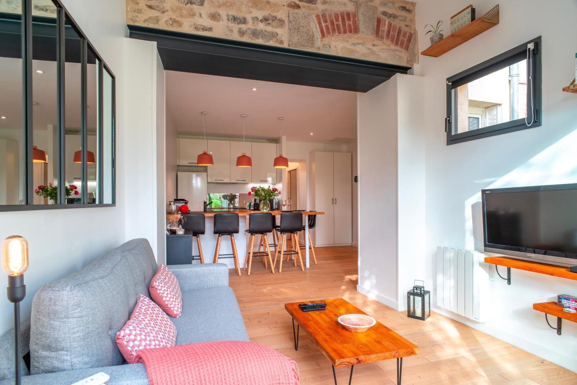 Escale Jardin - Joli Apt Proche Gare Avec Jardin Vannes Exterior photo