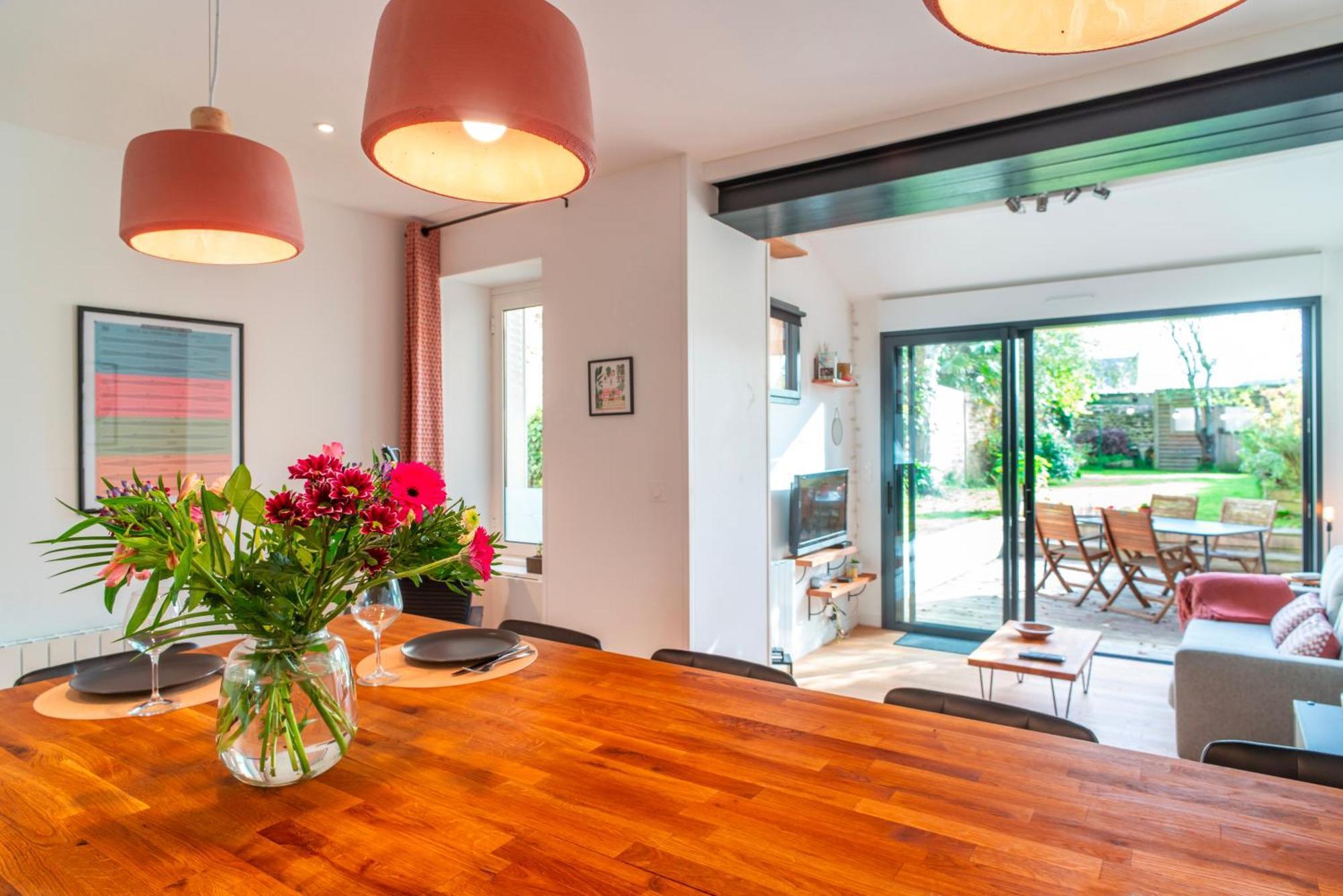 Escale Jardin - Joli Apt Proche Gare Avec Jardin Vannes Exterior photo